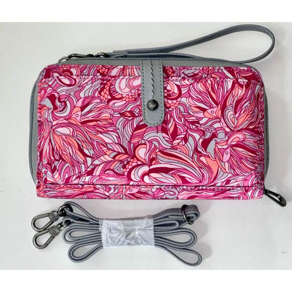 Womens Sakroots Smartphone Wristlet - Sorbet Treehouse - Picture 7 of 8